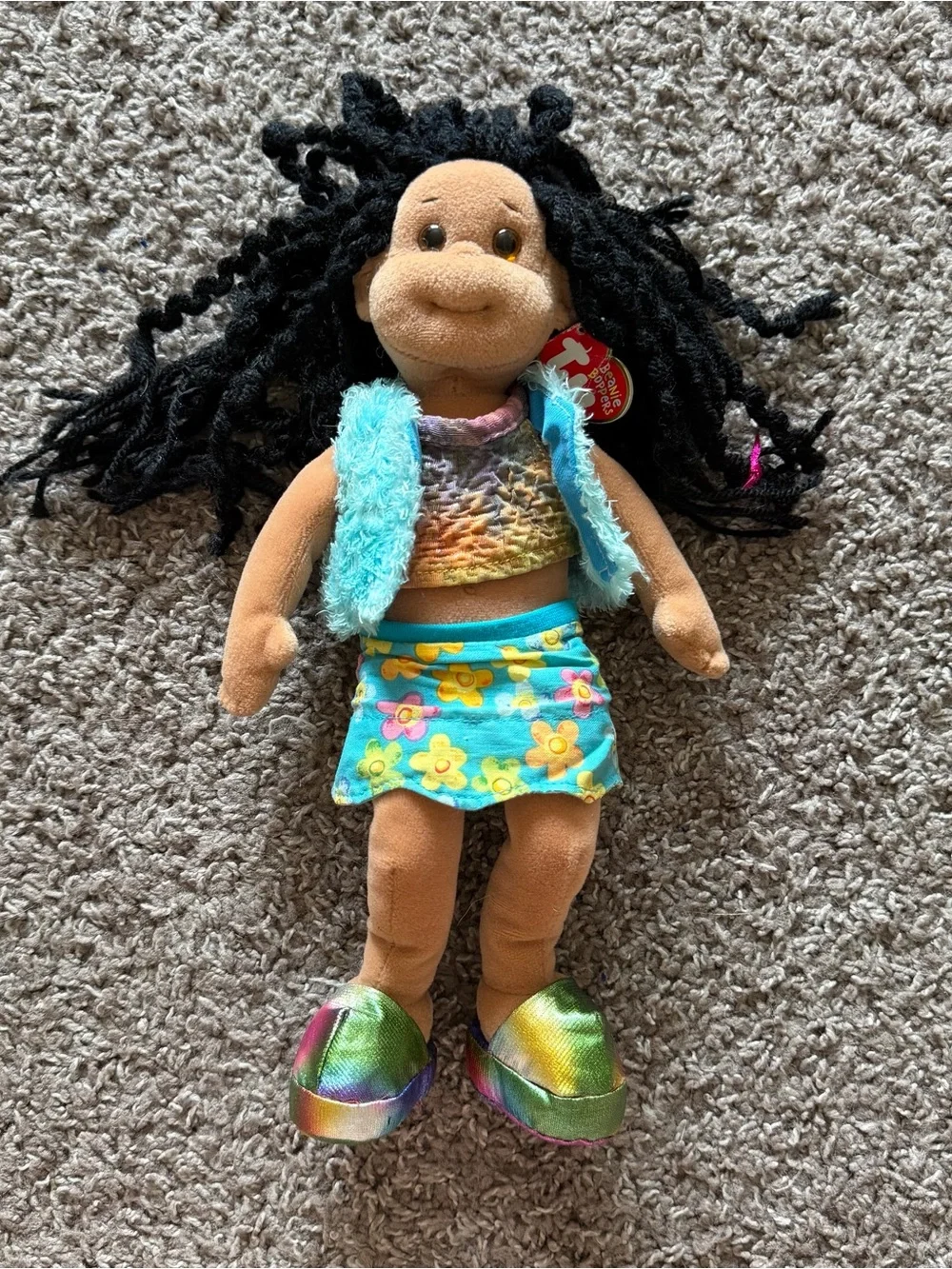 Vintage Ty Beanie Boppers Doll Lot Early 2000s Set Of 7